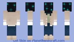 Sculk Block Minecraft Skin