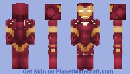 Iron Man - Model 20 || Tin Man Armour Minecraft Skin