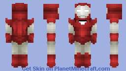 Iron Man - Model 7 || Silver Centurion Minecraft Skin