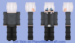 Gojo Satoru | 2024 Jujutsu Kaisen Café Minecraft Skin