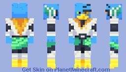 Berdly Deltarune Minecraft Skin