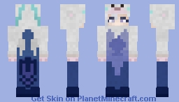 Neuvillette Otter Onesie Minecraft Skin