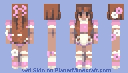 Pink Tulip . SFA 60 Minecraft Skin