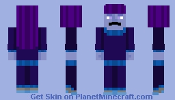Ennui from Disney Pixar's Inside Out 2 Minecraft Skin