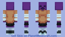 Purple Creeper Minecraft Skin