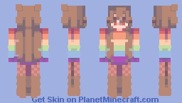 i can see a rainbow . fs . 🌈 Minecraft Skin