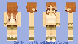 a girl whom resembles me Minecraft Skin