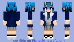 Ruri Aoki remastered (by zhing hont, 64x64) Minecraft Skin