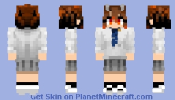 Alternative coloring Ruri Aoki remastered (by zhing hont, 64x64) Minecraft Skin