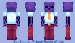 Skelly Business Minecraft Skin