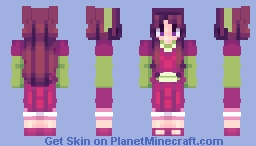 Raspberry Torte ~ Strawberry Shortcake Minecraft Skin