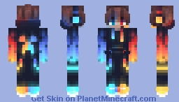 fire x water 🔥 💧 Minecraft Skin