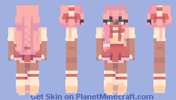 strawberry pound cake . fs . 🍓 Minecraft Skin
