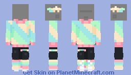 Colorful Sweater V2 Minecraft Skin