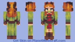 The Green Witch [cozy witch series 1] Minecraft Skin