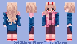 Power - Chainsaw Man Minecraft Skin