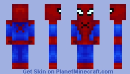 1980's Spider-Man (Retro) - Marvel Comics Minecraft Skin
