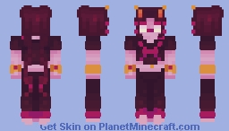 ⤷　the buzz of new love　 𐂯　 homestuck　 ⟡ 　　﹒　౨౿ Minecraft Skin