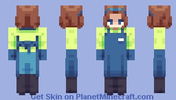 the festival's janitor Minecraft Skin