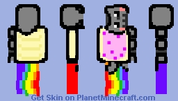 n⃣   y⃣   a⃣   n⃣    c⃣   a⃣   t⃣ Minecraft Skin