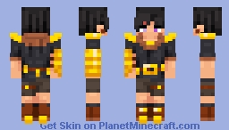 Agne__ - Golden Gadwalls InsideMC x Solar Skirmish Minecraft Skin