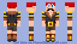 Cdawg0012 - Golden Gadwalls InsideMC x Solar Skirmish Minecraft Skin