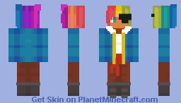 Pride pirate Minecraft Skin