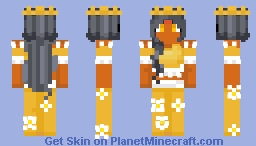 Fixed Princess Yellow Minecraft Skin