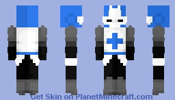 Blue Ice Knight - Castle Crashers Minecraft Skin