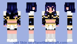 Zoey (golden outfit) Kpop Demon Hunters Minecraft Skin