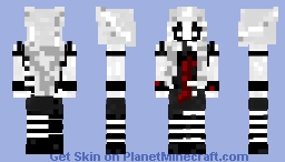Zero creepypasta Minecraft Skin