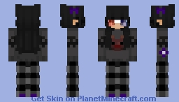 3D cozy girl Minecraft Skin