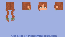 Massivelooks | Ponytail Braids Fem Head Minecraft Skin