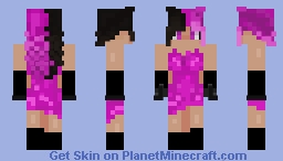 Pop Star Skin BubbleGum Girl Minecraft Skin