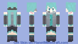 Hatsune Miku Minecraft Skin