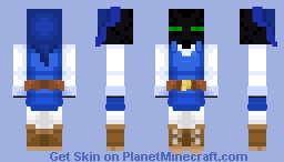 Enderman in Zora Tunic Minecraft Skin