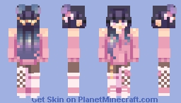 . allira . girl of rose quartz with star inclusions . persona . Minecraft Skin