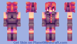 //Kasane Teto// Minecraft Skin