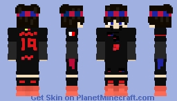 Camiseta Visitante FC Barcelona 2024-25 #19 Lamine Yamal Minecraft Skin