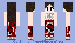 Bella w/ Red Camo Pants Minecraft Skin