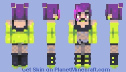 . Sour Lime . Minecraft Skin