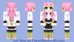 Mitsuri kanroji Minecraft Skin