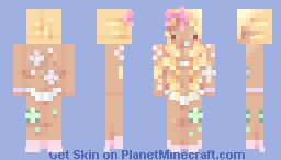 beach flower 𝜗𝜚⋆₊˚🪷 Minecraft Skin