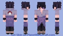 - Sasuke Uchiha - Rinnegan Minecraft Skin