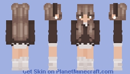 Brown Aesthetic Minecraft Skin