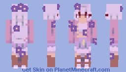 lost in a see of flowers..// rce : D Minecraft Skin