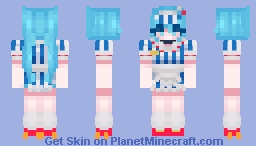 Hatsune Miku Mezmerizer Minecraft Skin