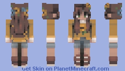 . Sunflower . Minecraft Skin