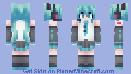Hatsune Miku - Vocaloid Minecraft Skin
