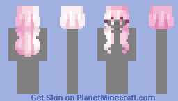 Gradient HairBase Minecraft Skin